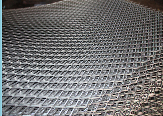 Mill Finish Aluminum Expanded Metal Mesh Fire Resistant For Building Security